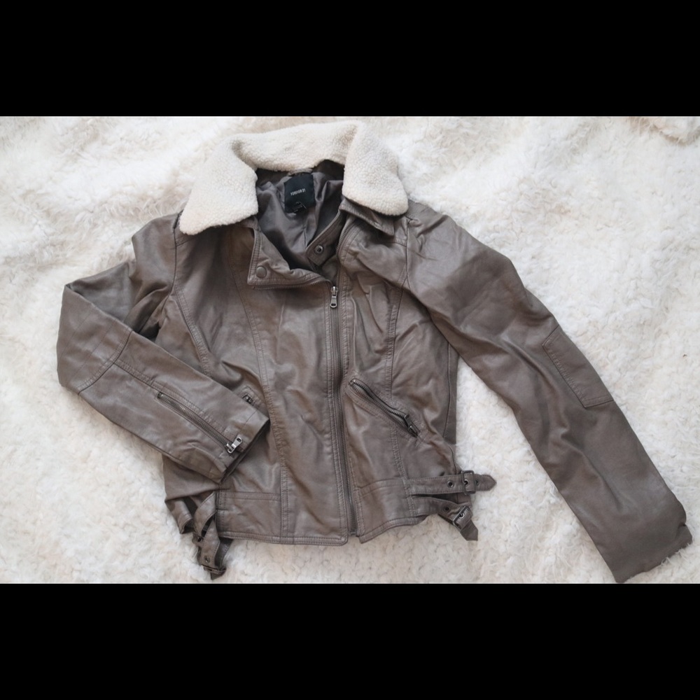 Pleather Forever 21 jacket